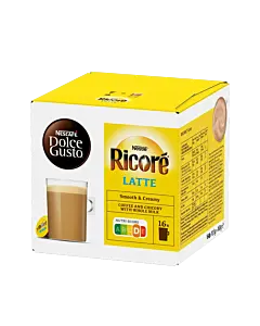 Nescaf&eacute; Ricor&eacute; Latte Packung und Kapsel f&uuml;r Dolce Gusto
