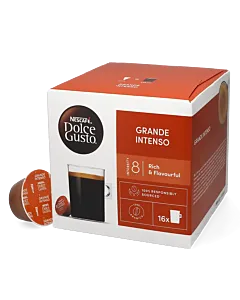 Nescaf&eacute; Grande Intenso Packung und Kapsel f&uuml;r Dolce Gusto