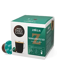 Nescaf&eacute; Zo&eacute;gas Morgonstund package and capsule for Dolce Gusto