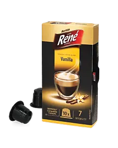 Caf&Atilde;&copy; Ren&Atilde;&copy; Vanilla package and capsule for Nespresso&Acirc;&reg;