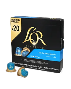 L'OR Decaffeinato XL Packung und Kapsel f&uuml;r Nespresso

