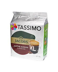 Jacobs Caff&eacute; Crema Classico XL Packung und Kapsel f&uuml;r Tassimo