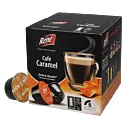 Café René Café Caramel Packung und Kapsel für Dolce Gusto

