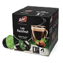 Café René Café Hazelnut Packung und Kapsel für Dolce Gusto
