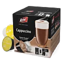 Café René Cappuccino Packung und Kapsel für Dolce Gusto
