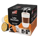 Café René Latte Macchiato Packung und Kapsel für Dolce Gusto
