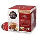 Nescafé Caffè Ginseng Packung und Kapsel für Dolce Gusto
