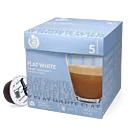 Kaffekapslen Flat White Packung und Kapsel für Dolce Gusto
