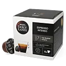 Nescafé Espresso Intenso Packung und Kapsel für Dolce Gusto
