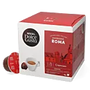 Nescafé Espresso Roma Packung und Kapsel für Dolce Gusto
