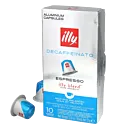 illy Decaffeinato Packung und Kapsel für Nespresso
