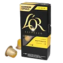 L'OR Lungo Mattinata package and capsule for Nespresso®