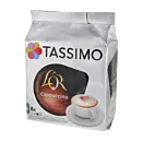 L'OR Cappuccino package and capsule for Tassimo