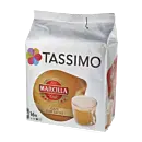 Marcilla Café Con Leche package and capsule for Tassimo