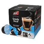 Café René Decaffeinato Packung und Kapsel für Dolce Gusto
