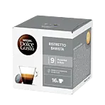 Nescafé Ristretto Barista Packung und Kapsel für Dolce Gusto