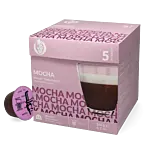 Kaffekapslen Mocha Packung und Kapsel für Dolce Gusto
