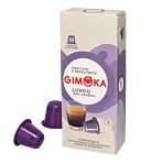 Gimoka Lungo Packung und Kapsel für Nespresso
