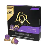 L'OR Lungo Profondo XL Packung und Kapsel für Nespresso
