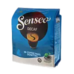Senseo Decaf Packung und Pads für Senseo