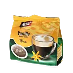 Café René Vanilla Packung und Pods für Senseo

